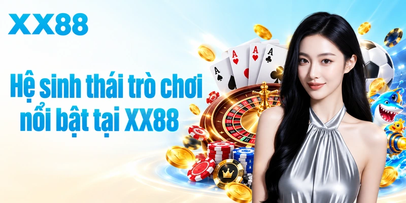 Hệ sinh thái trò chơi nổi bật tại XX88